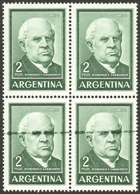 Lot 592 - Argentina general issues -  Guillermo Jalil - Philatino Auction # 2523 ARGENTINA: General auction with material of all periods, including rarities