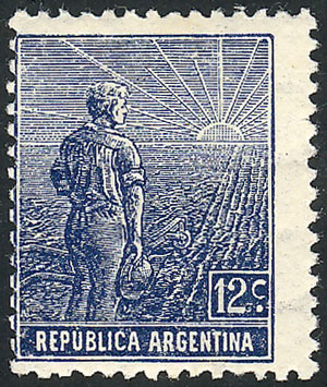 Lot 272 - Argentina general issues -  Guillermo Jalil - Philatino Auction # 2523 ARGENTINA: General auction with material of all periods, including rarities
