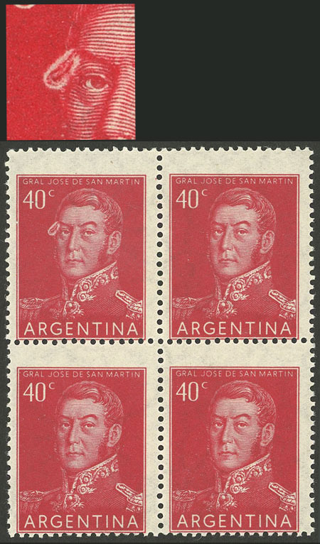 Lot 543 - Argentina general issues -  Guillermo Jalil - Philatino Auction # 2523 ARGENTINA: General auction with material of all periods, including rarities