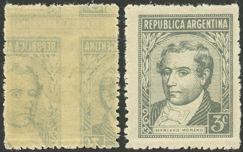 Lot 466 - Argentina general issues -  Guillermo Jalil - Philatino Auction # 2523 ARGENTINA: General auction with material of all periods, including rarities