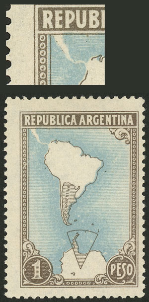 Lot 458 - Argentina general issues -  Guillermo Jalil - Philatino Auction # 2523 ARGENTINA: General auction with material of all periods, including rarities