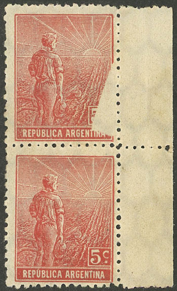 Lot 265 - Argentina general issues -  Guillermo Jalil - Philatino Auction # 2523 ARGENTINA: General auction with material of all periods, including rarities