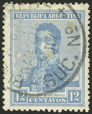 Lot 278 - Argentina general issues -  Guillermo Jalil - Philatino Auction # 2523 ARGENTINA: General auction with material of all periods, including rarities
