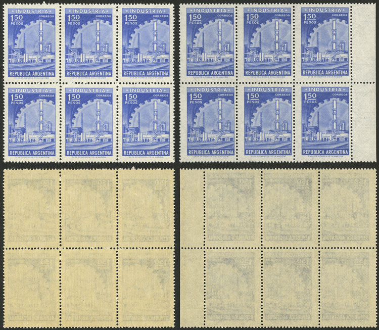 Lot 547 - Argentina general issues -  Guillermo Jalil - Philatino Auction # 2523 ARGENTINA: General auction with material of all periods, including rarities
