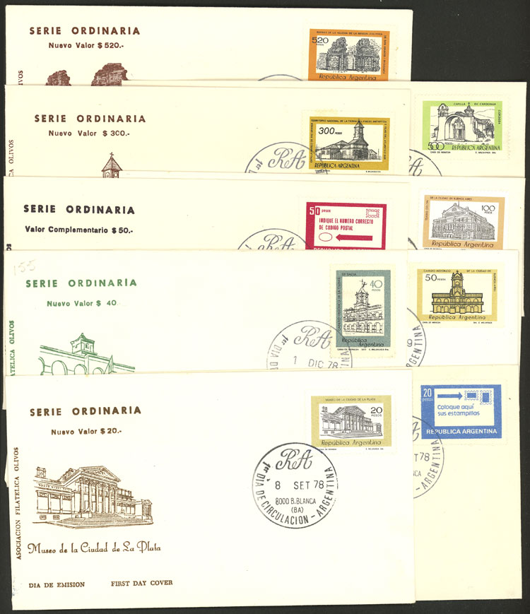 Lot 726 - Argentina general issues -  Guillermo Jalil - Philatino Auction # 2523 ARGENTINA: General auction with material of all periods, including rarities