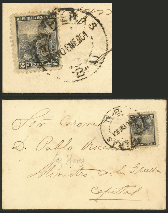 Lot 1039 - Argentina postal history - Guillermo Jalil - Philatino Auction # 2523 ARGENTINA: General auction with material of all periods, including rarities Lot 1039 - Argentina postal history - Guillermo Jalil - Philatino Auction # 2523 ARGENTINA: General auction with material of all periods, including rarities