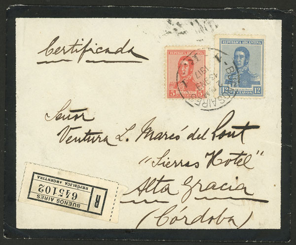 Lot 1046 - Argentina postal history - Guillermo Jalil - Philatino Auction # 2523 ARGENTINA: General auction with material of all periods, including rarities Lot 1046 - Argentina postal history - Guillermo Jalil - Philatino Auction # 2523 ARGENTINA: General auction with material of all periods, including rarities