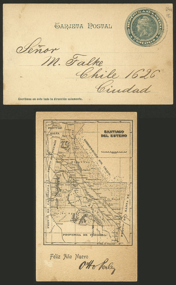 Lot 1025 - Argentina Postal stationery - Guillermo Jalil - Philatino Auction # 2523 ARGENTINA: General auction with material of all periods, including rarities Lot 1025 - Argentina Postal stationery - Guillermo Jalil - Philatino Auction # 2523 ARGENTINA: General auction with material of all periods, including rarities