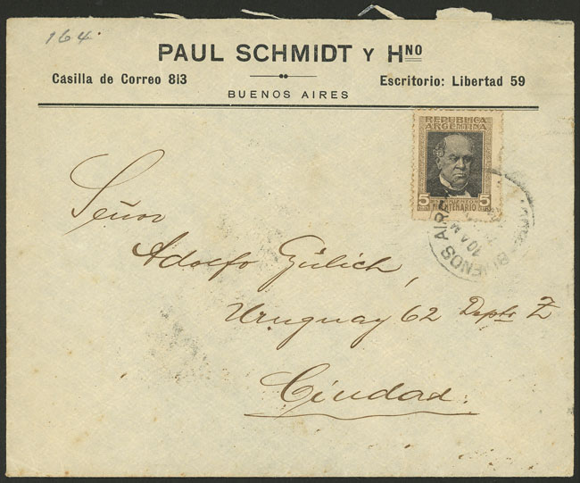 Lot 257 - Argentina general issues -  Guillermo Jalil - Philatino Auction # 2523 ARGENTINA: General auction with material of all periods, including rarities
