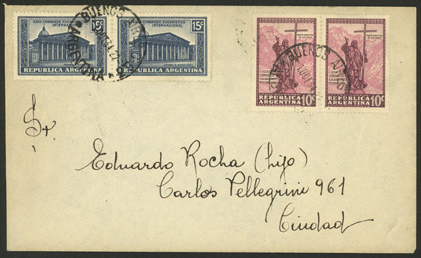Lot 357 - Argentina general issues -  Guillermo Jalil - Philatino Auction # 2523 ARGENTINA: General auction with material of all periods, including rarities