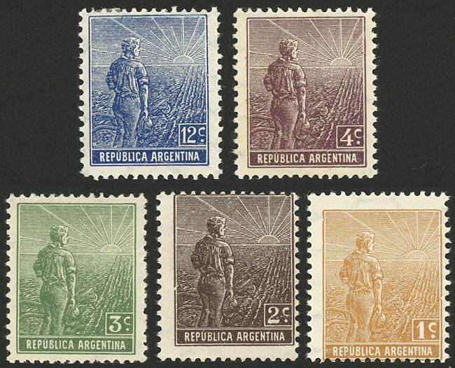 Lot 270 - Argentina general issues -  Guillermo Jalil - Philatino Auction # 2523 ARGENTINA: General auction with material of all periods, including rarities