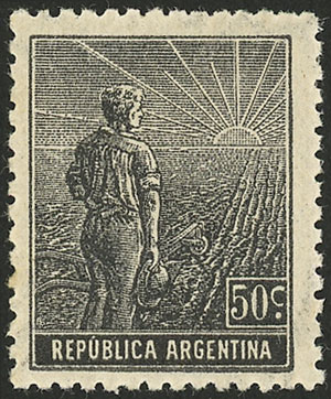 Lot 264 - Argentina general issues -  Guillermo Jalil - Philatino Auction # 2523 ARGENTINA: General auction with material of all periods, including rarities