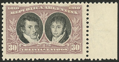 Lot 253 - Argentina general issues -  Guillermo Jalil - Philatino Auction # 2523 ARGENTINA: General auction with material of all periods, including rarities