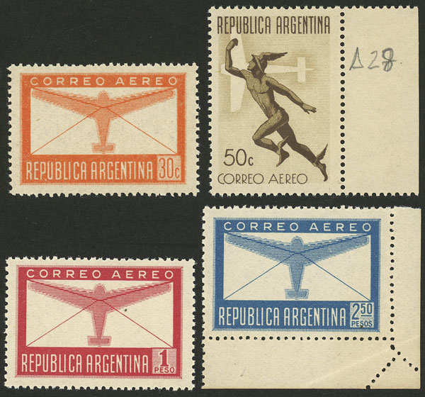 Lot 441 - Argentina general issues -  Guillermo Jalil - Philatino Auction # 2523 ARGENTINA: General auction with material of all periods, including rarities