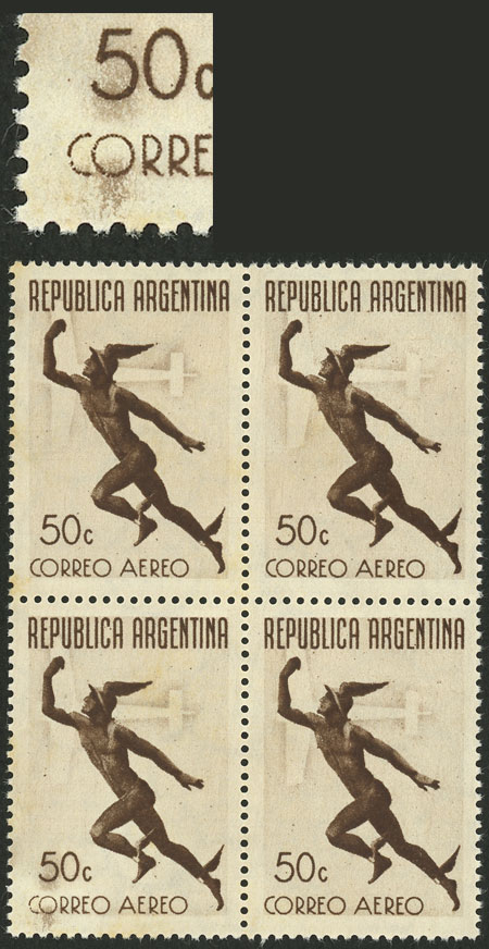 Lot 431 - Argentina general issues -  Guillermo Jalil - Philatino Auction # 2523 ARGENTINA: General auction with material of all periods, including rarities