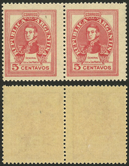 Lot 455 - Argentina general issues -  Guillermo Jalil - Philatino Auction # 2523 ARGENTINA: General auction with material of all periods, including rarities