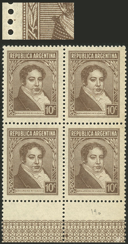 Lot 388 - Argentina general issues -  Guillermo Jalil - Philatino Auction # 2523 ARGENTINA: General auction with material of all periods, including rarities