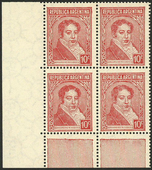 Lot 403 - Argentina general issues -  Guillermo Jalil - Philatino Auction # 2523 ARGENTINA: General auction with material of all periods, including rarities