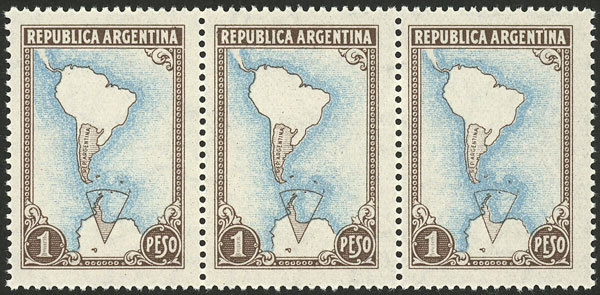 Lot 457 - Argentina general issues -  Guillermo Jalil - Philatino Auction # 2523 ARGENTINA: General auction with material of all periods, including rarities