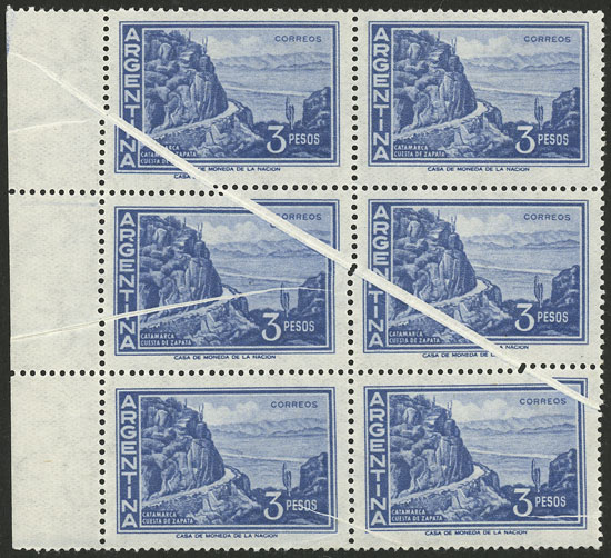 Lot 594 - Argentina general issues -  Guillermo Jalil - Philatino Auction # 2523 ARGENTINA: General auction with material of all periods, including rarities