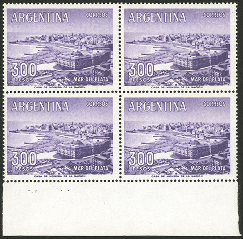 Lot 613 - Argentina general issues -  Guillermo Jalil - Philatino Auction # 2523 ARGENTINA: General auction with material of all periods, including rarities