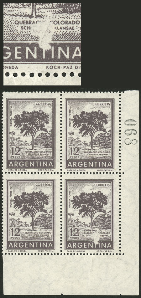 Lot 606 - Argentina general issues -  Guillermo Jalil - Philatino Auction # 2523 ARGENTINA: General auction with material of all periods, including rarities