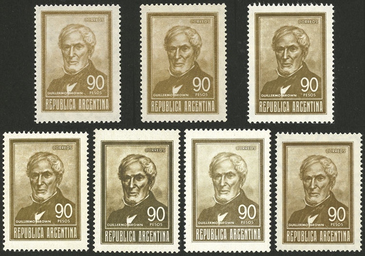Lot 658 - Argentina general issues -  Guillermo Jalil - Philatino Auction # 2523 ARGENTINA: General auction with material of all periods, including rarities