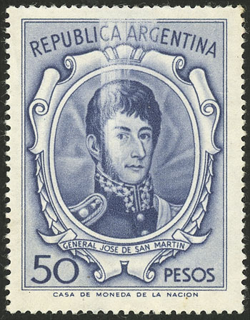 Lot 655 - Argentina general issues -  Guillermo Jalil - Philatino Auction # 2523 ARGENTINA: General auction with material of all periods, including rarities