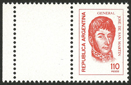 Lot 716 - Argentina general issues -  Guillermo Jalil - Philatino Auction # 2523 ARGENTINA: General auction with material of all periods, including rarities