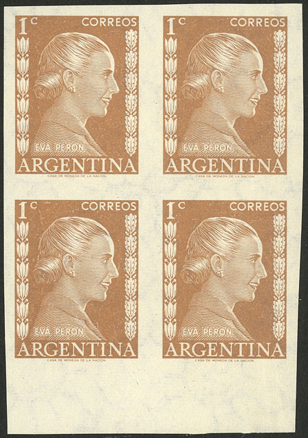 Lot 509 - Argentina general issues -  Guillermo Jalil - Philatino Auction # 2523 ARGENTINA: General auction with material of all periods, including rarities
