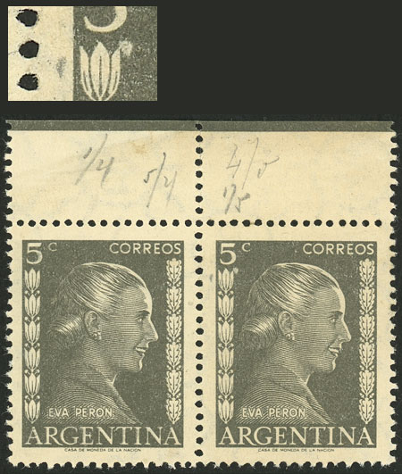 Lot 516 - Argentina general issues -  Guillermo Jalil - Philatino Auction # 2523 ARGENTINA: General auction with material of all periods, including rarities