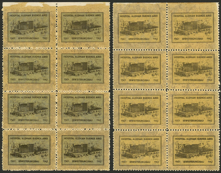 Lot 1135 - Argentina cinderellas - Guillermo Jalil - Philatino Auction # 2523 ARGENTINA: General auction with material of all periods, including rarities Lot 1135 - Argentina cinderellas - Guillermo Jalil - Philatino Auction # 2523 ARGENTINA: General auction with material of all periods, including rarities