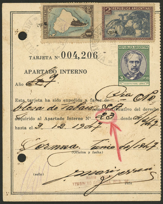 Lot 1005 - Argentina Postal stationery - Guillermo Jalil - Philatino Auction # 2523 ARGENTINA: General auction with material of all periods, including rarities Lot 1005 - Argentina Postal stationery - Guillermo Jalil - Philatino Auction # 2523 ARGENTINA: General auction with material of all periods, including rarities