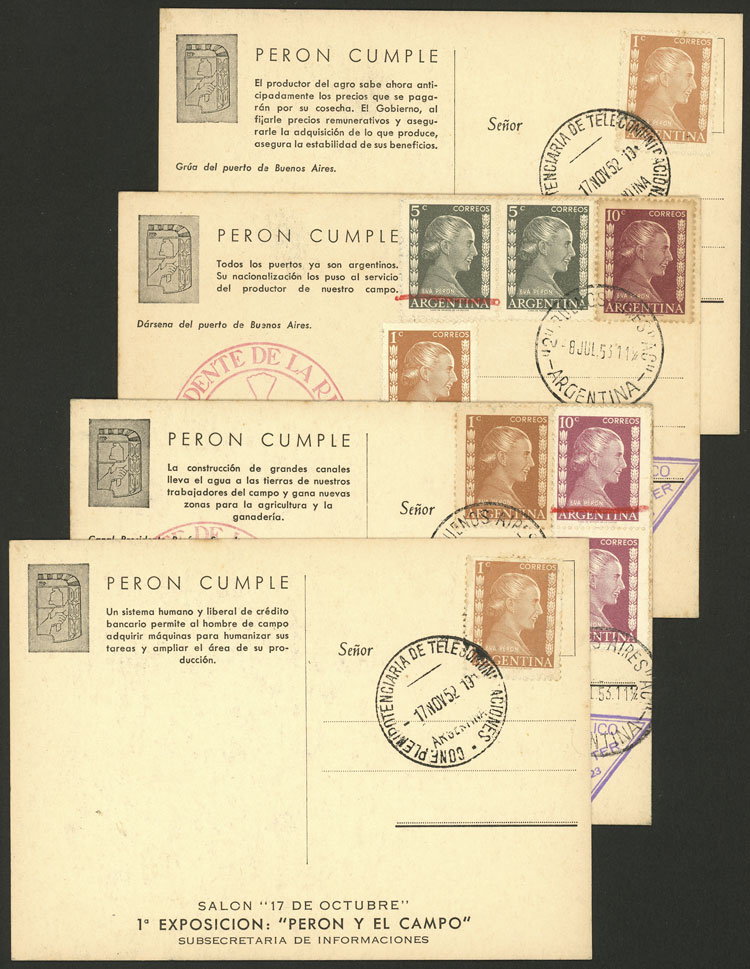 Lot 1124 - Argentina postcards - Guillermo Jalil - Philatino Auction # 2523 ARGENTINA: General auction with material of all periods, including rarities Lot 1124 - Argentina postcards - Guillermo Jalil - Philatino Auction # 2523 ARGENTINA: General auction with material of all periods, including rarities