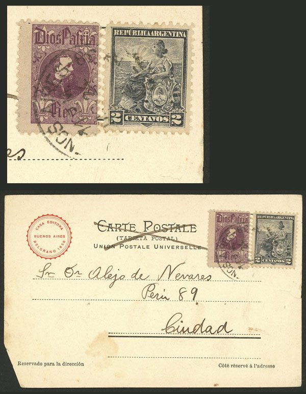 Lot 1150 - Argentina cinderellas - Guillermo Jalil - Philatino Auction # 2523 ARGENTINA: General auction with material of all periods, including rarities Lot 1150 - Argentina cinderellas - Guillermo Jalil - Philatino Auction # 2523 ARGENTINA: General auction with material of all periods, including rarities