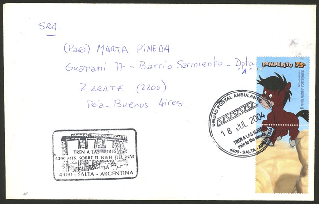 Lot 1108 - Argentina postal history - Guillermo Jalil - Philatino Auction # 2523 ARGENTINA: General auction with material of all periods, including rarities Lot 1108 - Argentina postal history - Guillermo Jalil - Philatino Auction # 2523 ARGENTINA: General auction with material of all periods, including rarities