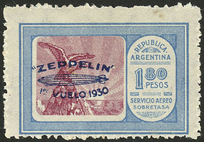 Lot 331 - Argentina general issues -  Guillermo Jalil - Philatino Auction # 2523 ARGENTINA: General auction with material of all periods, including rarities