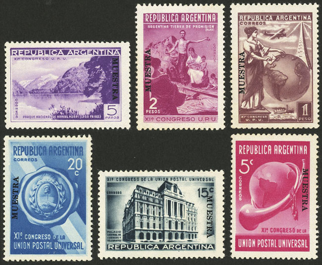 Lot 419 - Argentina general issues -  Guillermo Jalil - Philatino Auction # 2523 ARGENTINA: General auction with material of all periods, including rarities