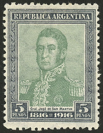 Lot 275 - Argentina general issues -  Guillermo Jalil - Philatino Auction # 2523 ARGENTINA: General auction with material of all periods, including rarities