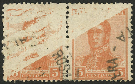 Lot 285 - Argentina general issues -  Guillermo Jalil - Philatino Auction # 2523 ARGENTINA: General auction with material of all periods, including rarities