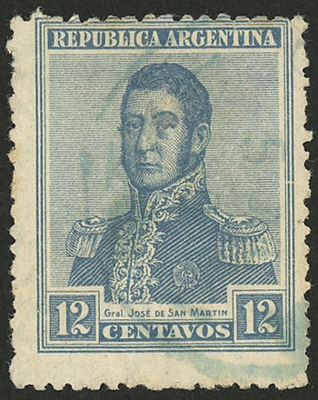 Lot 293 - Argentina general issues -  Guillermo Jalil - Philatino Auction # 2523 ARGENTINA: General auction with material of all periods, including rarities