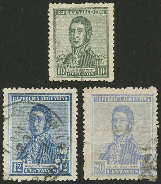 Lot 289 - Argentina general issues -  Guillermo Jalil - Philatino Auction # 2523 ARGENTINA: General auction with material of all periods, including rarities