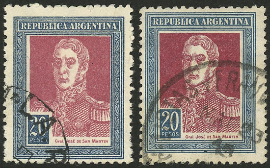 Lot 307 - Argentina general issues - Guillermo Jalil - Philatino Auction # 2523 ARGENTINA: General auction with material of all periods, including rarities Lot 307 - Argentina general issues - Guillermo Jalil - Philatino Auction # 2523 ARGENTINA: General auction with material of all periods, including rarities