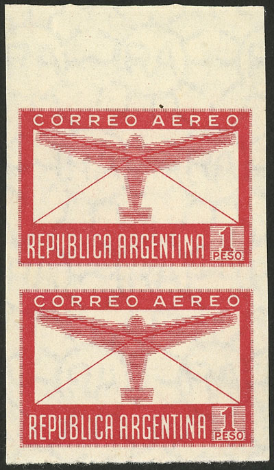 Lot 440 - Argentina general issues -  Guillermo Jalil - Philatino Auction # 2523 ARGENTINA: General auction with material of all periods, including rarities