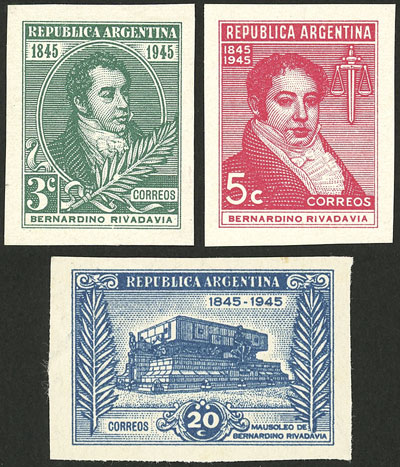 Lot 483 - Argentina general issues -  Guillermo Jalil - Philatino Auction # 2523 ARGENTINA: General auction with material of all periods, including rarities
