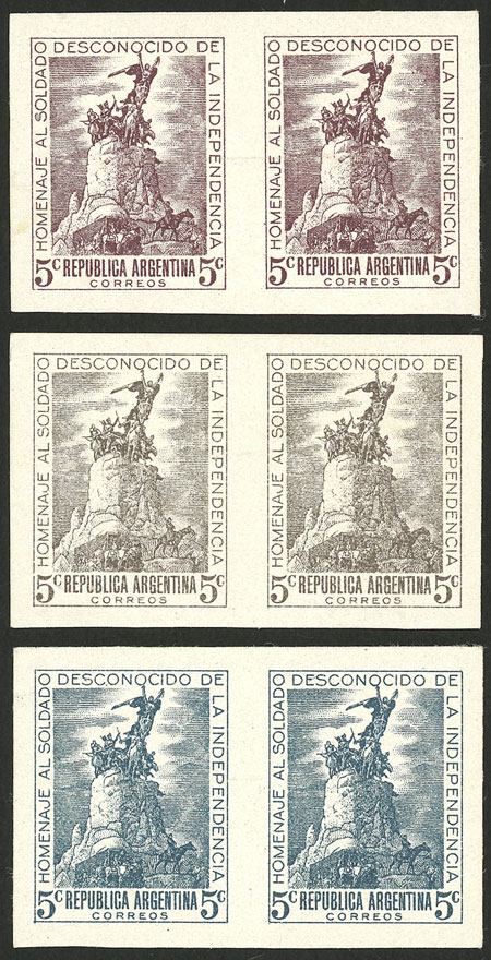Lot 486 - Argentina general issues -  Guillermo Jalil - Philatino Auction # 2523 ARGENTINA: General auction with material of all periods, including rarities