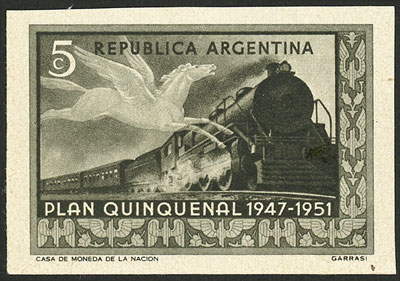 Lot 501 - Argentina general issues -  Guillermo Jalil - Philatino Auction # 2523 ARGENTINA: General auction with material of all periods, including rarities