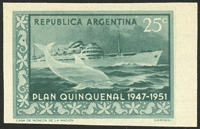 Lot 503 - Argentina general issues -  Guillermo Jalil - Philatino Auction # 2523 ARGENTINA: General auction with material of all periods, including rarities