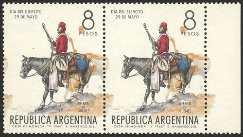 Lot 665 - Argentina general issues -  Guillermo Jalil - Philatino Auction # 2523 ARGENTINA: General auction with material of all periods, including rarities