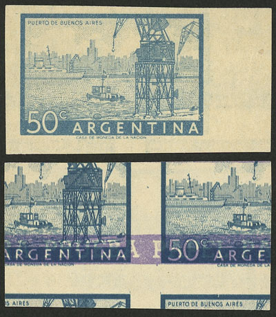 Lot 544 - Argentina general issues -  Guillermo Jalil - Philatino Auction # 2523 ARGENTINA: General auction with material of all periods, including rarities